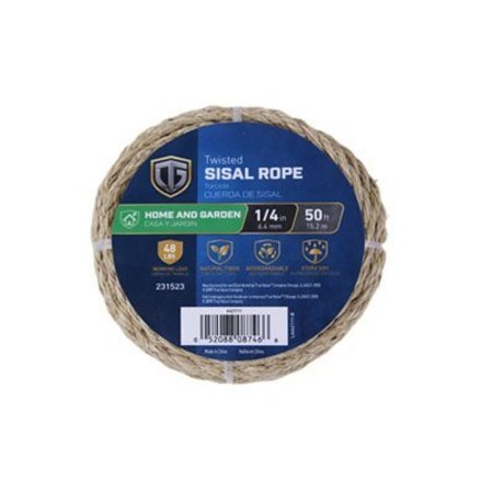 RICHELIEU AMERICA LTD. 1/4X50At Sisal Rope 642111